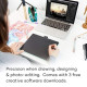 Wacom CTL-6100WL/K0-CX Intuos Medium Dimensions 26.4 x 20 x 0.9 Cm Bluetooth Pen Graphics Tablet