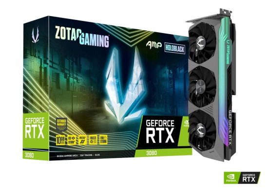 ZOTAC GAMING GEFORCE RTX 3080 AMP HOLO 10GB GRAPHICS CARD
