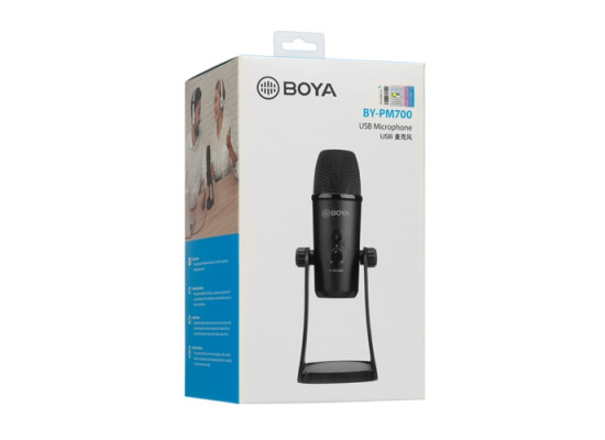 Boya BY-PM700 USB Condenser Triple-Capsule Microphone