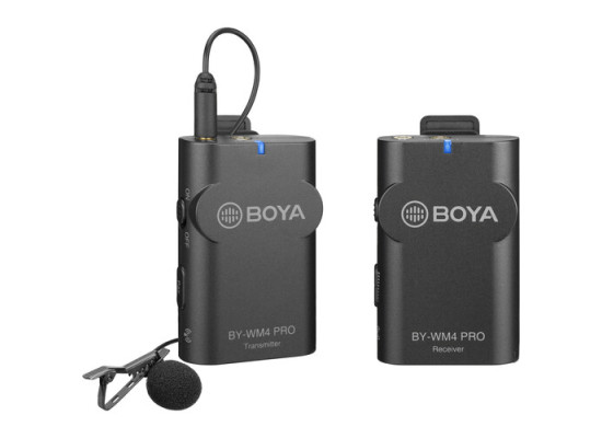 BOYA BY-WM4 Pro Wireless Lavalier Microphone System