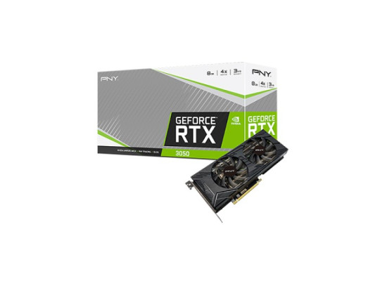 PNY GeForce RTX 3050 8GB Uprising Dual Fan Graphics Card