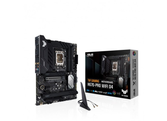 Asus TUF Gaming H670-Pro WIFI D4 12th Gen ATX Motherboard