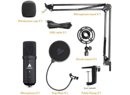 MAONO AU-PM401 Microphone Set Zero Latency Monitoring