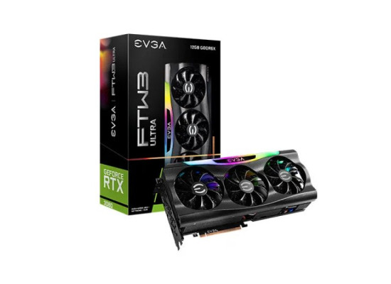 EVGA Geforce RTX 3080 12GB FTW3 Ultra Gaming 12GB AMPERE Graphics Card