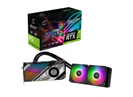 ASUS ROG Strix LC GeForce RTX 3090 Ti OC Edition 24GB GDDR6X Gaming Graphics Card
