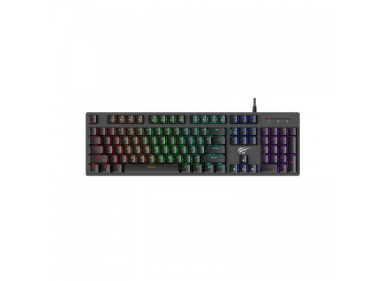 Havit HV-KB858L RGB Backlit Mechanical Gaming Keyboard with Bangla