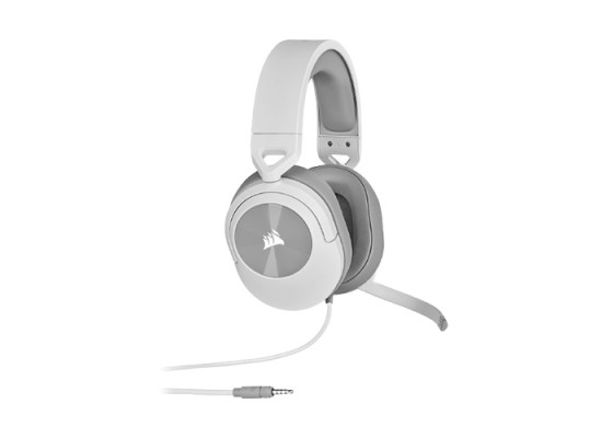 CORSAIR HS55 STEREO WIRED GAMING HEADSET (WHITE)