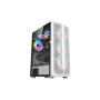 1STPLAYER X4 White Mid Tower LED Gaming Case