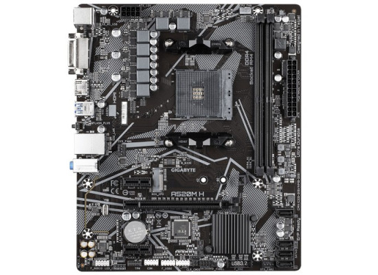 GIGABYTE A520M H AM4 Micro ATX Motherboard