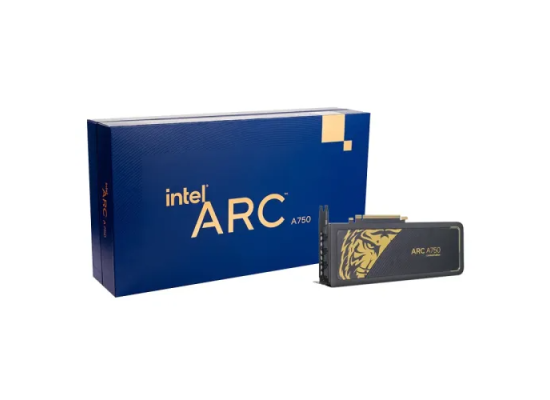 Intel Arc A750 Limited Tiger Gold Edition 8GB GDDR6 Graphics Card