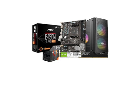 Budget PC With AMD Ryzen 5 5600G  Processor 