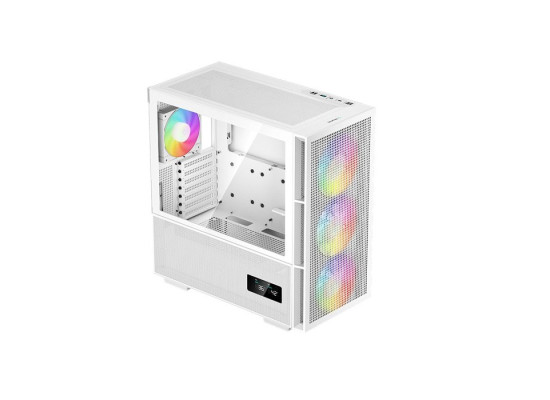 DEEPCOOL CH560 DIGITAL WH MID TOWER MICRO-ATX CASING WHITE