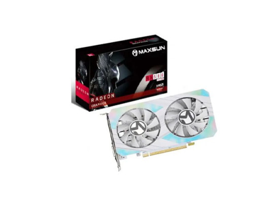 MAXSUN AMD Radeon RX 580 8GB GDDR5 White Graphics Card