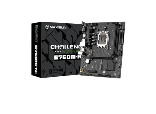 Maxsun MS-Challenger B760M-N D5 DDR5 LGA1700 Motherboard