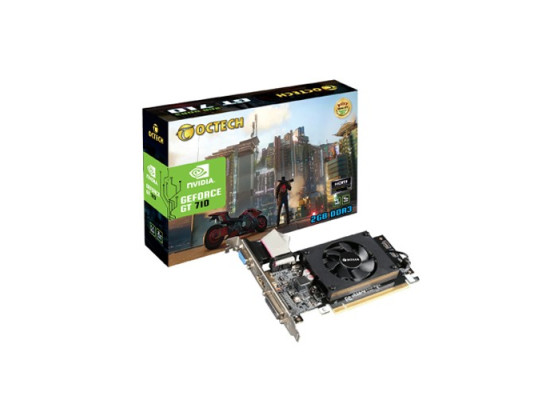 OCTECH NVIDIA Geforce GT710 2GB DDR3 Graphics Card 