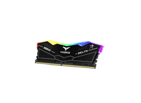 TEAM T-FORCE DELTA RGB 32GB (16GBX2) 6000MHZ DDR5 GAMING RAM Black