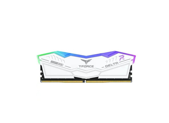 TEAM T-FORCE DELTA RGB 32GB (16GBx2) 7800MHz DDR5 Gaming RAM White 