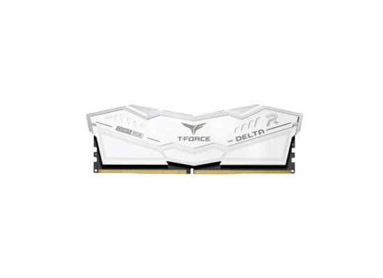 TEAM T-FORCE DELTA RGB 32GB (16GBx2) 7800MHz DDR5 Gaming RAM White 