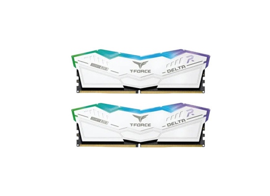 TEAMGROUP T-FORCE DELTA RGB DDR5 16GB 8000MHZ WHITE DESKTOP RAM