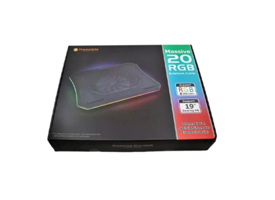 Thermaltake Massive 20 RGB Notebook Cooler 19 Inch Black