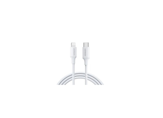 UGREEN US171 USB-C to Lightning 1M Cable White