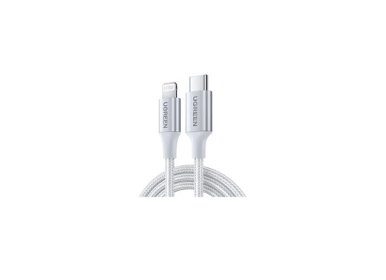 UGREEN US304 USB-C to Lightning 1M Cable Silver