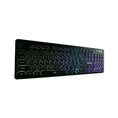 Xtreme XJOGOS KB73R Backlit Wired Black Keyboard with Bangla