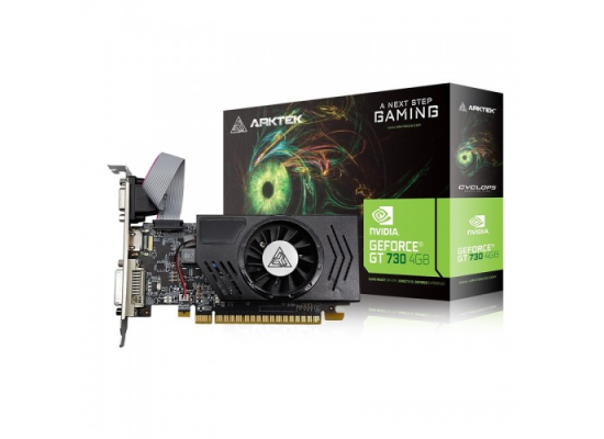 ARKTEK GeForce GT730 4GB DDR3 Low Profile Graphics Card