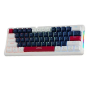 LEAVEN K610 Wired White-Blue Hot swappable Gaming Mechanical Keyboard